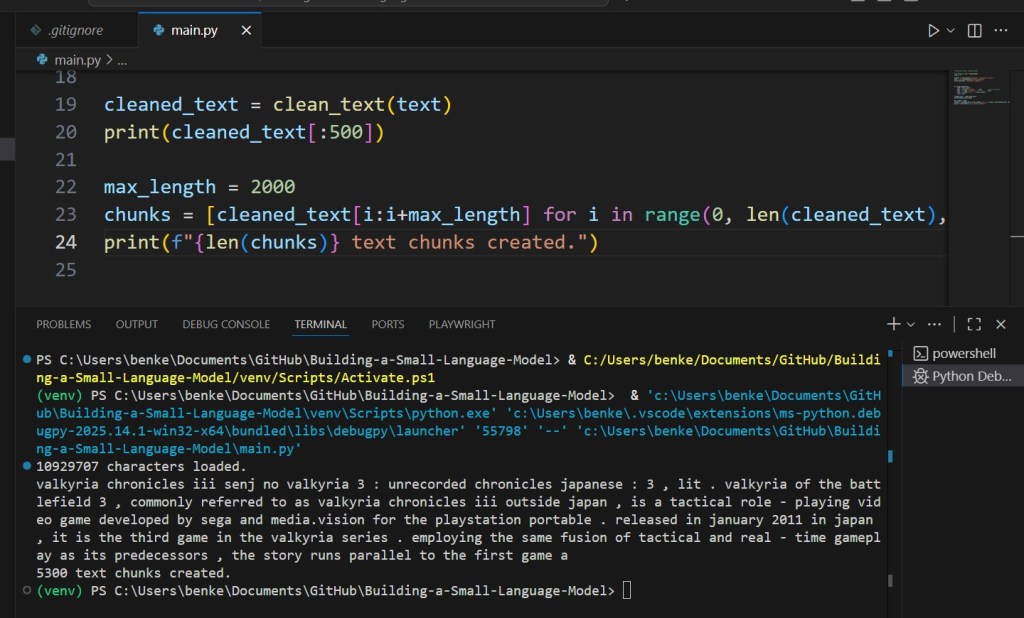 Splitting Text into Manageable Chunks