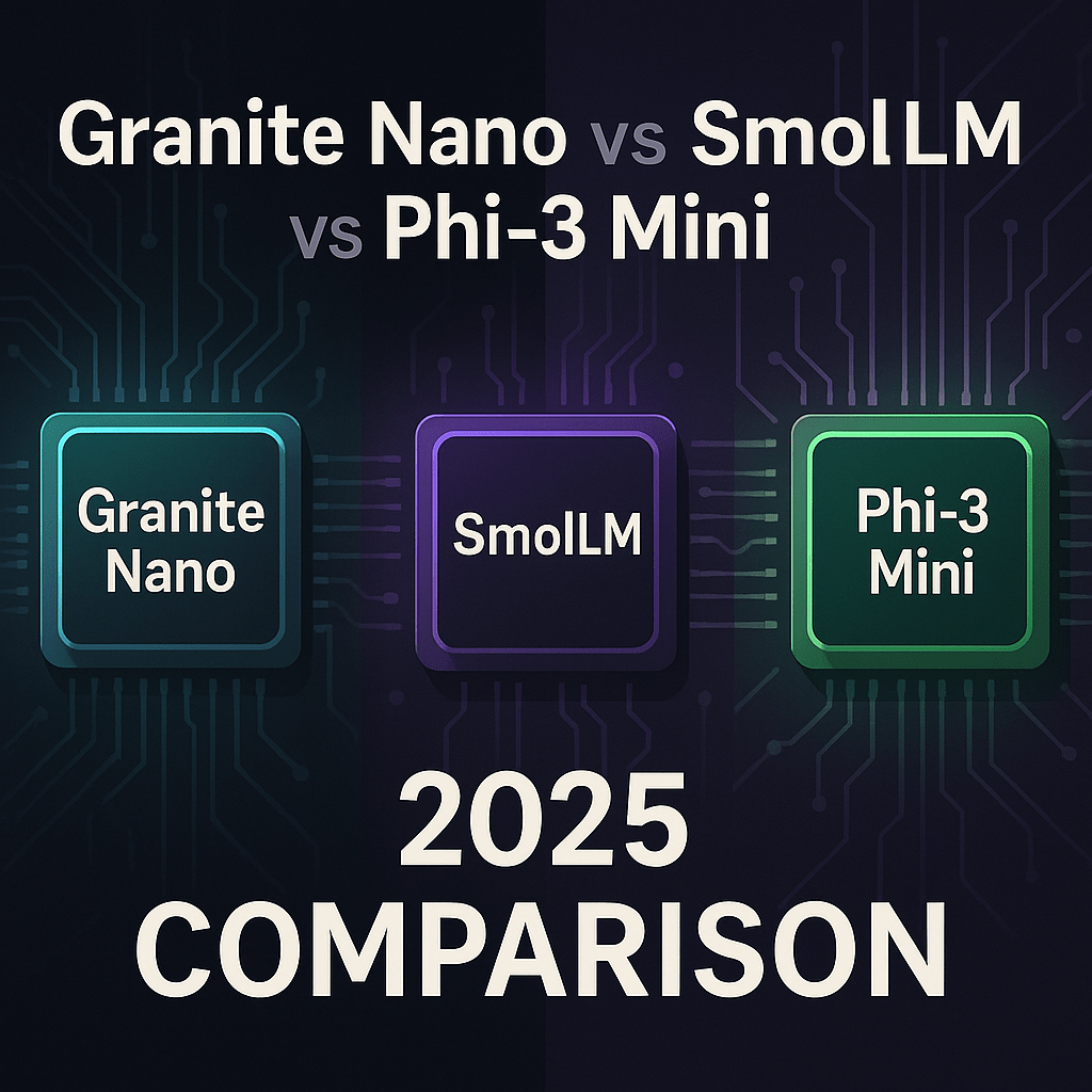 Granite Nano vs. SmolLM vs. Phi-3 Mini: Which Small AI Model Wins in&nbsp;2025?